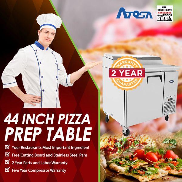 44-inch Pizza Prep Table