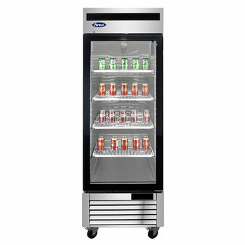 Atosa USA MCF8705GR 27-Inch Glass Single Door Merchandiser Upright Refrigerator
