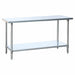 Atosa USA SSTW-2436 NSF Rated 430 Stainless Steel Work Table - 24 Inches x 36 Inches