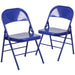 Cobalt Blue Folding Chair