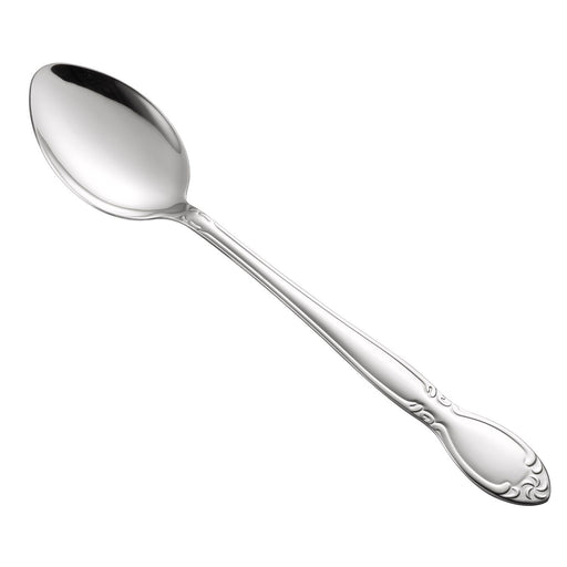 CAC China Louvre Spoon Solid 18/0 Stainless Steel Extra Heavy Weight 13 inch - 12 count