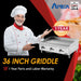 Atosa USA ATMG-36 Heavy Duty Stainless Steel 36-Inch Manual Griddle - Propane