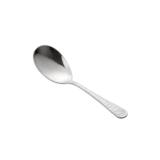 CAC China Auspicious Solid Spoon 18/8 Stainless Steel Extra Heavy Weight 9 inch - 12 count