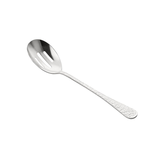 CAC China Auspicious Slotted Spoon 18/8 Stainless Steel Extra Heavy Weight 11-1/2 inch - 12 count