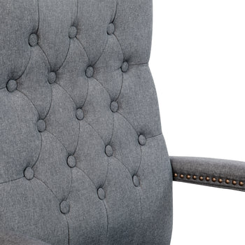 Gray High Back Fabric Chair