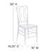 Clear Designer Stack Chair