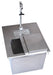 BK Resources BK-DIWSBL-2118X-P-G Dropin Ice Bin W/ Water Station, Lid And Faucet