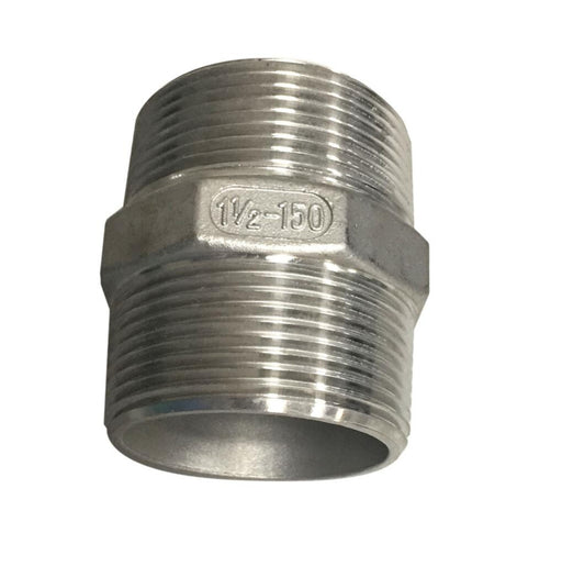 BK Resources BK-LDA Lever Drain Coupling, 1 1/2" Male To Male, Stainless Steel