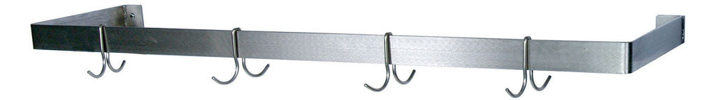 BK Resources BK-WPR1-48 48" Stainless Steel Single Bar Pot Rack