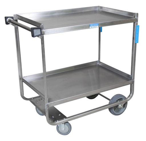 BK Resources BKC-2133S-2H-KD Heavy Duty Stainless Steel Utility Cart, 21 X 33 (2) Shelves - Ships Knocked Down