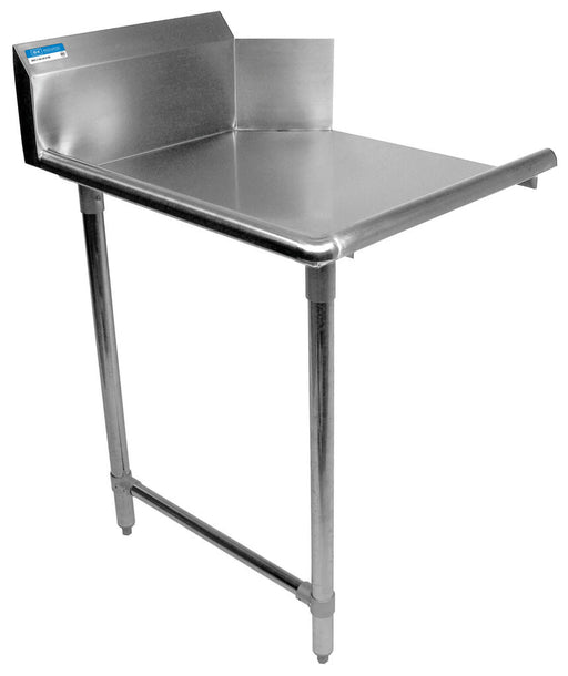 BK Resources BKCDT-26-L-SS 26" Clean Dishtable Left Side Stainless Steel Legs & Bracing