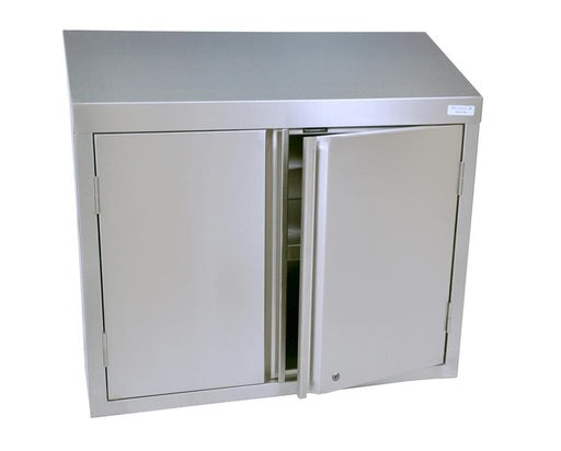 BK Resources BKWCH-1524HL 24" Wall Cabinet w/ Hinged Doors Lock & Adjustable Shelf 