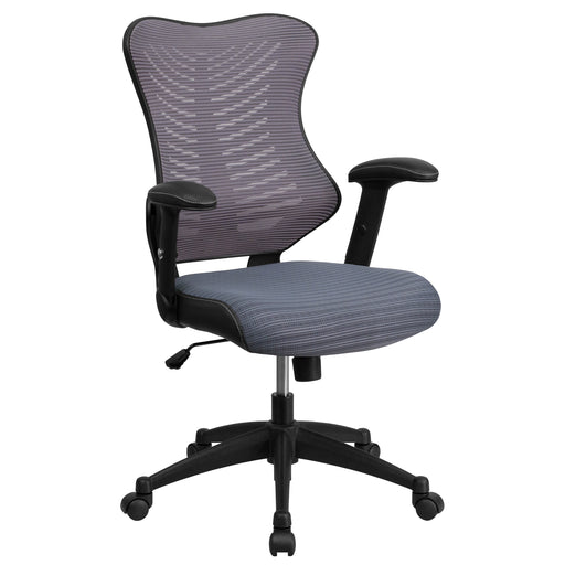 Gray High Back Mesh Chair