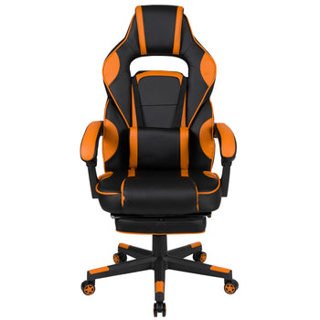 Orange Reclining Gaming Chair