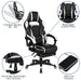 White Reclining Gaming Chair