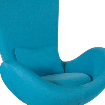 Aqua Fabric Egg Series Chair