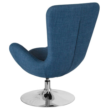 Blue Fabric Egg Series Chair