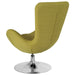Green Fabric Egg Series Chair