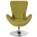 Green Fabric Egg Series Chair
