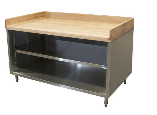 BK Resources CMBT-3060 30" x 60" Maple Bakers Top Cabinet Base Chef Table