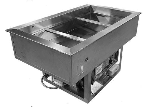BK Resources E-DT-3 Dual Temp 3 Compartment Drop-In Hot/Cold Food Well