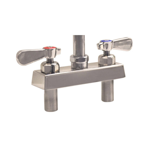 BK Resources EVO-4DM-XX Evolution 4" Deck Mount Stainless Steel Faucet,less Spout Body Only
