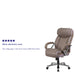 Taupe 500LB High Back Chair