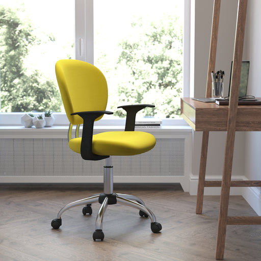 Yellow Mid-Back Task Chair