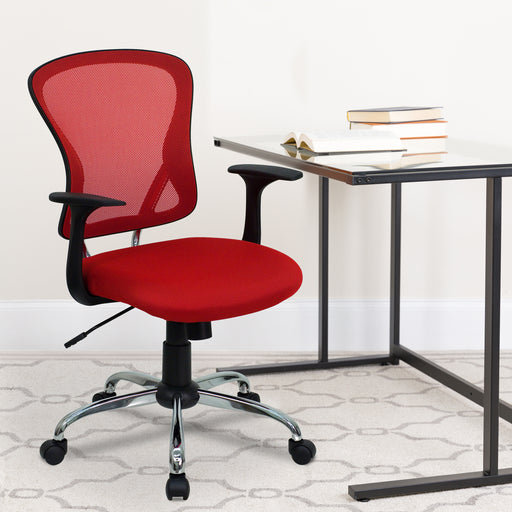 Red Mid-Back Task Chair