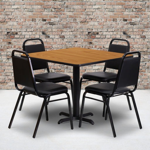 36SQ NA Table-Banquet Chair