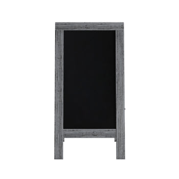 Graywash A-Frame Chalkboard
