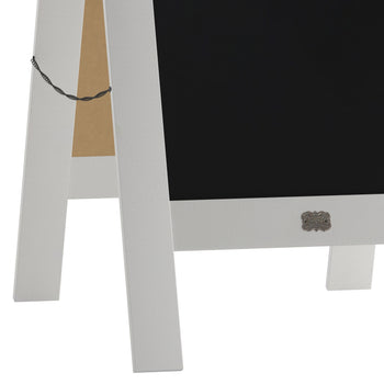 White A-Frame Chalkboard Set