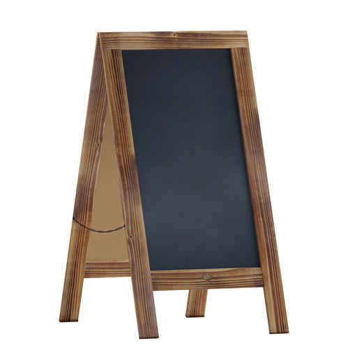 Brown A-Frame Chalkboard