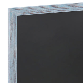 Rustic Blue Hanging Chalkboard