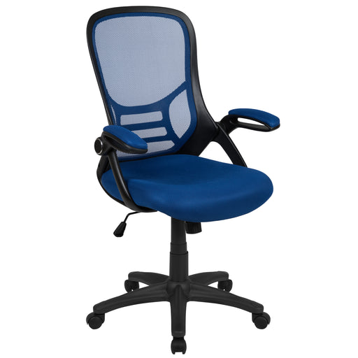 Blue Mesh Office Chair