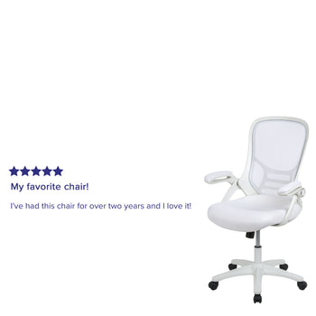 White Mesh/Frame Office Chair