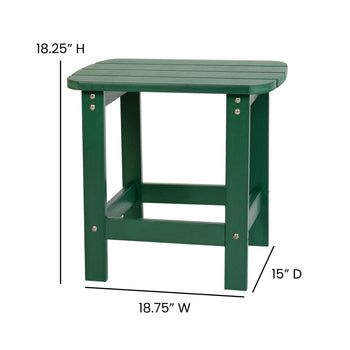 Green Table and 2 Chair Set