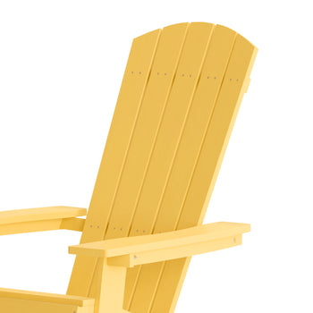 Yellow Adirondack Chair