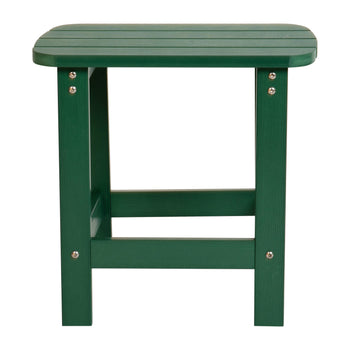Green Adirondack Side Table