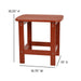 Red Adirondack Side Table