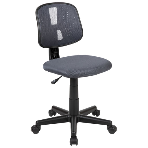 Pivot Back Gray Mesh Chair