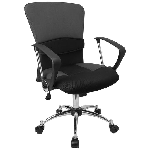 Grey Mid-Back Task Chair