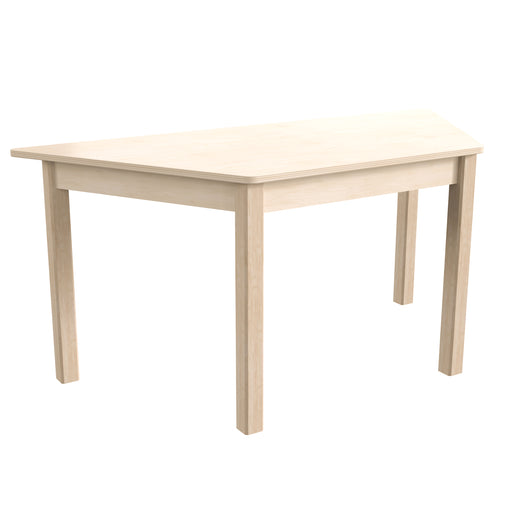 Beech Trapezoid Wooden Table