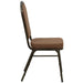 Coffee Fabric Banquet Chair