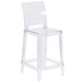 Square Back Ghost Stool