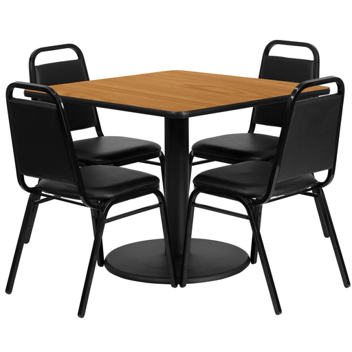 36SQ NA Table-Banquet Chair