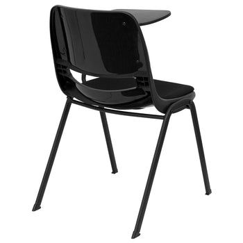 Black Plastic Tablet Arm Chair