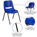 Blue Plastic Stack Chair
