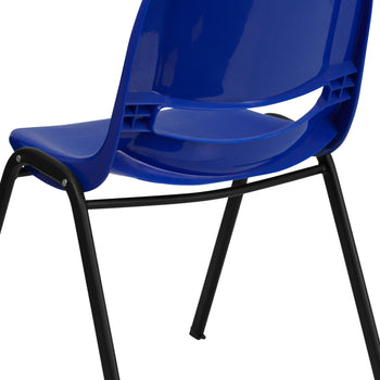 Blue Plastic Stack Chair