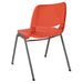 Orange Shell Stack Chair